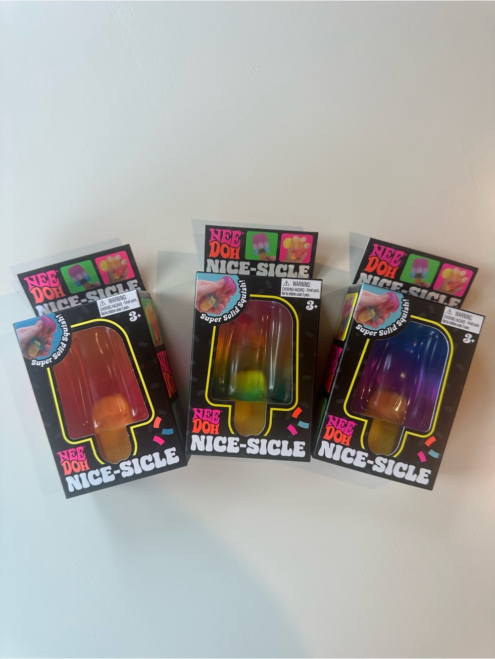 NeeDoh Nice-Sicle - Set of 3
